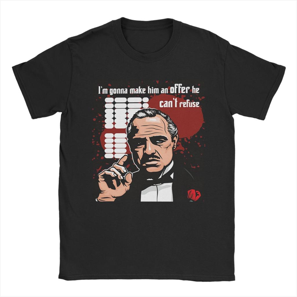 The Godfather T Shirt Summer Cotton T Shirts For Man Popular Print Tee Shirt ShortSleeve Aesthetic Tees