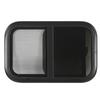 RV Window UV Protection Insect Screen Black Perfect Seal RV Sliding Window Universal for Caravan Camper Trailers