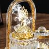 1 Set Glas Naher Osten Gold Exquisites Geschenk Bogenförmig Heimdeko Räuchergefäß Ornament Mehrere Optionen verfügbar