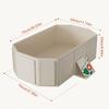 Summer Baby Bathtub Pvc Large Size Folding Bath Tub Infant Newborn Tub Portable Storage No Installation 0-5 Years Old