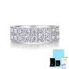 Moissanite S925 Sterling Silver Light Luxury Women's Multi-layer Ring with Niche Design (Non-fading)