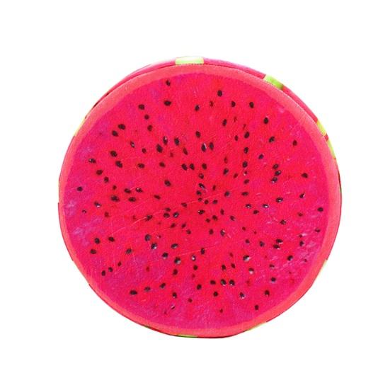 Подушка-кидок зі скибочками фруктів Кругла кавун ківі апельсин Подушка 3D-друк Весела фруктова декоративна подушка Накладка на сидіння для дивана стільця підлоги