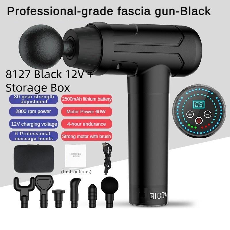 Mini Brushless Motor Multi Gear Adjustment Massager Muscle Relaxation Impact Fascial Gun Professional and Efficient Lithium Battery Massage Equipment