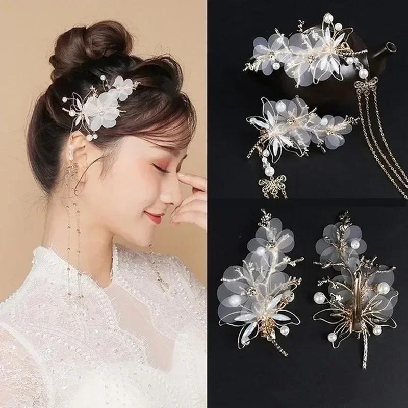 Fashion Hair Decor Chinese Tassel Hairpin Elegant Classical Style Dragonfly Traditional HANFU Headwear Accessories Gifts