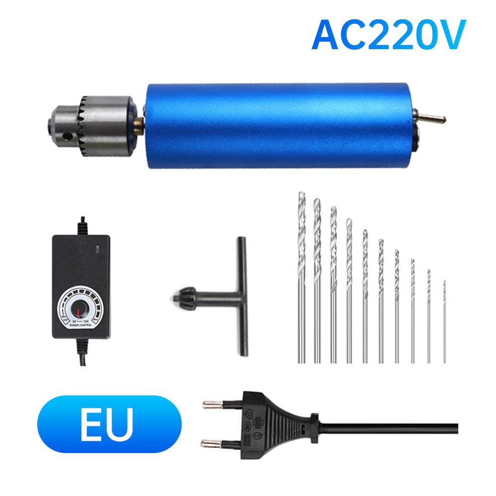 Brushless Mini Drill 220V 13000rpm Stepless Speed-adjustable Handheld Metal Electric Grinder Polishing Engraving Electric Drill