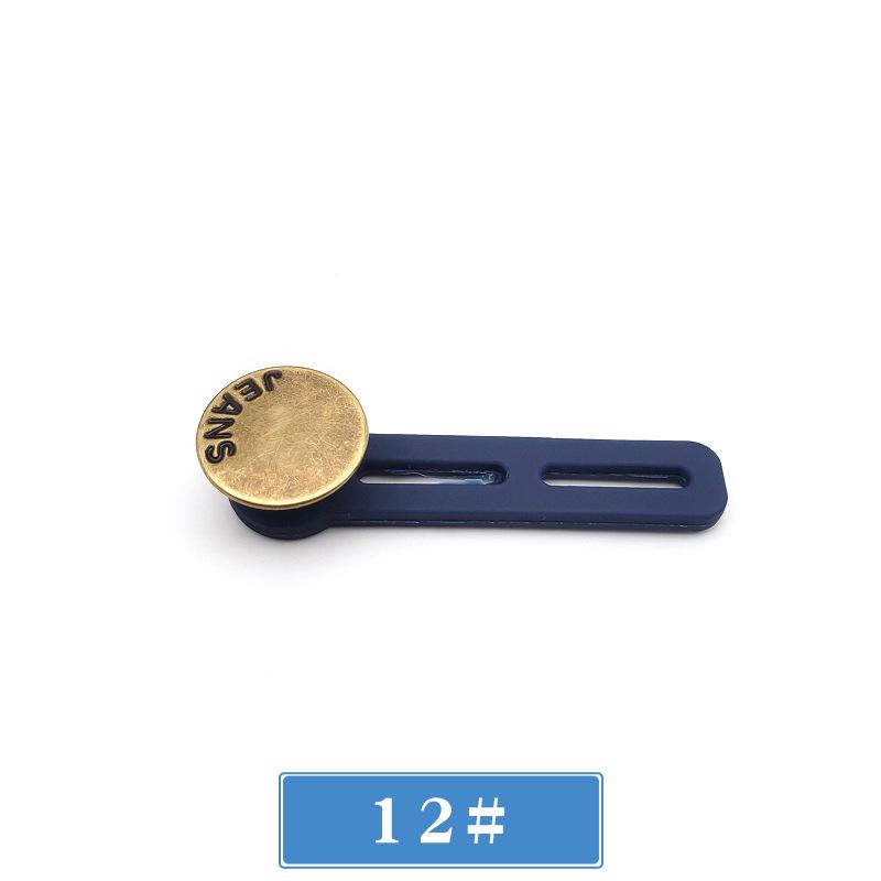 Adjustable No-Sew Waist Extension Button for Jeans
