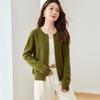 Srcr Women's 100% Merino Wool Thin Cardigan
