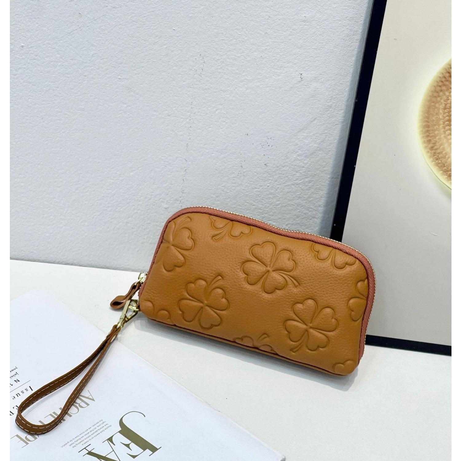 

Сумка из коровьей кожи, нишевая, роскошная, универсальная женская сумка, сумочка, простая женская сумка для мобильного телефона и мелочи хаки