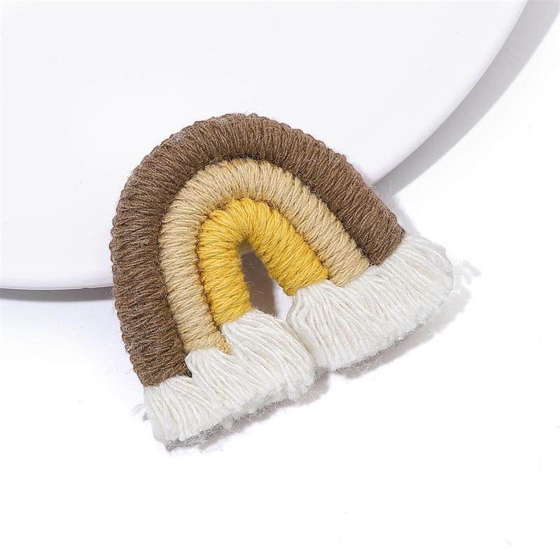 1 Stück/Beutel, Stoff-Anhänger im ethnischen Stil, Quaste in Regenbogenfarbe, für DIY-Ohrringe, Halsketten, Schlüsselanhänger, Schmuckherstellung, Zubehör