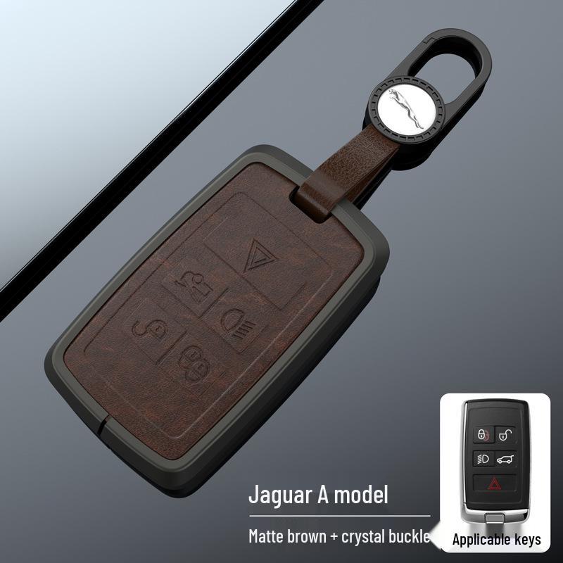 Jaguar Schlüsselhülle für 2022-2024 XEL/XFL/FPACE/XF/EPACE/XE Metallschale