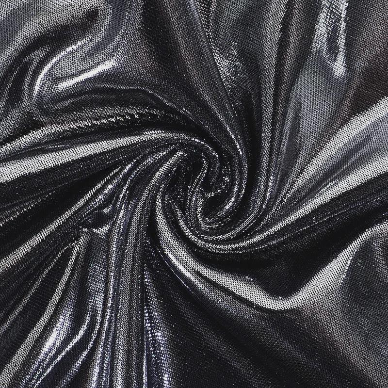 2024 Autumn Metallic A-Line Dress with Sexy Suspenders - European & American Style