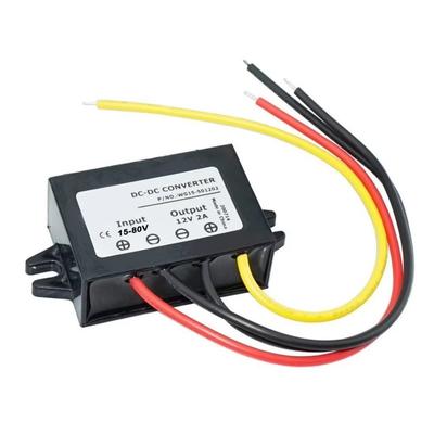 DC 15V-80V To DC 12V 2A Step-Down Converter Buck Regulator Power Supply Buck Converter Step-Down Voltage Reducer Power Converter