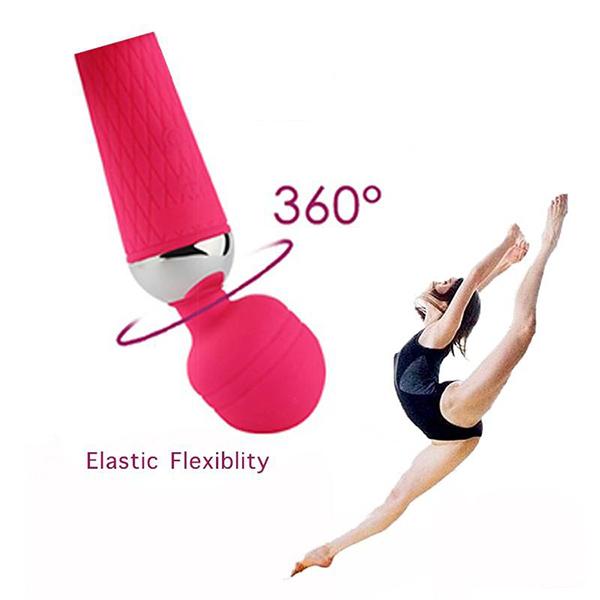 Multi-Speed Powerful Magic Wand Vibrator USB Charge AV Stick Female G Spot Massager Clitoris Stimulator Adult Sex Toys for Woman