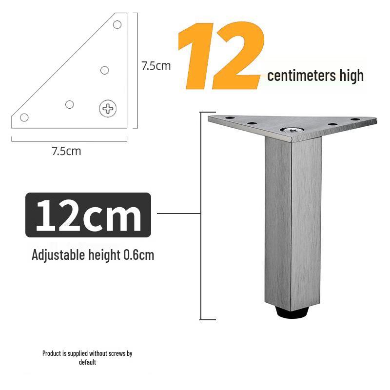 Triangular Aluminum Alloy Adjustable Sofa and Cabinet Legs