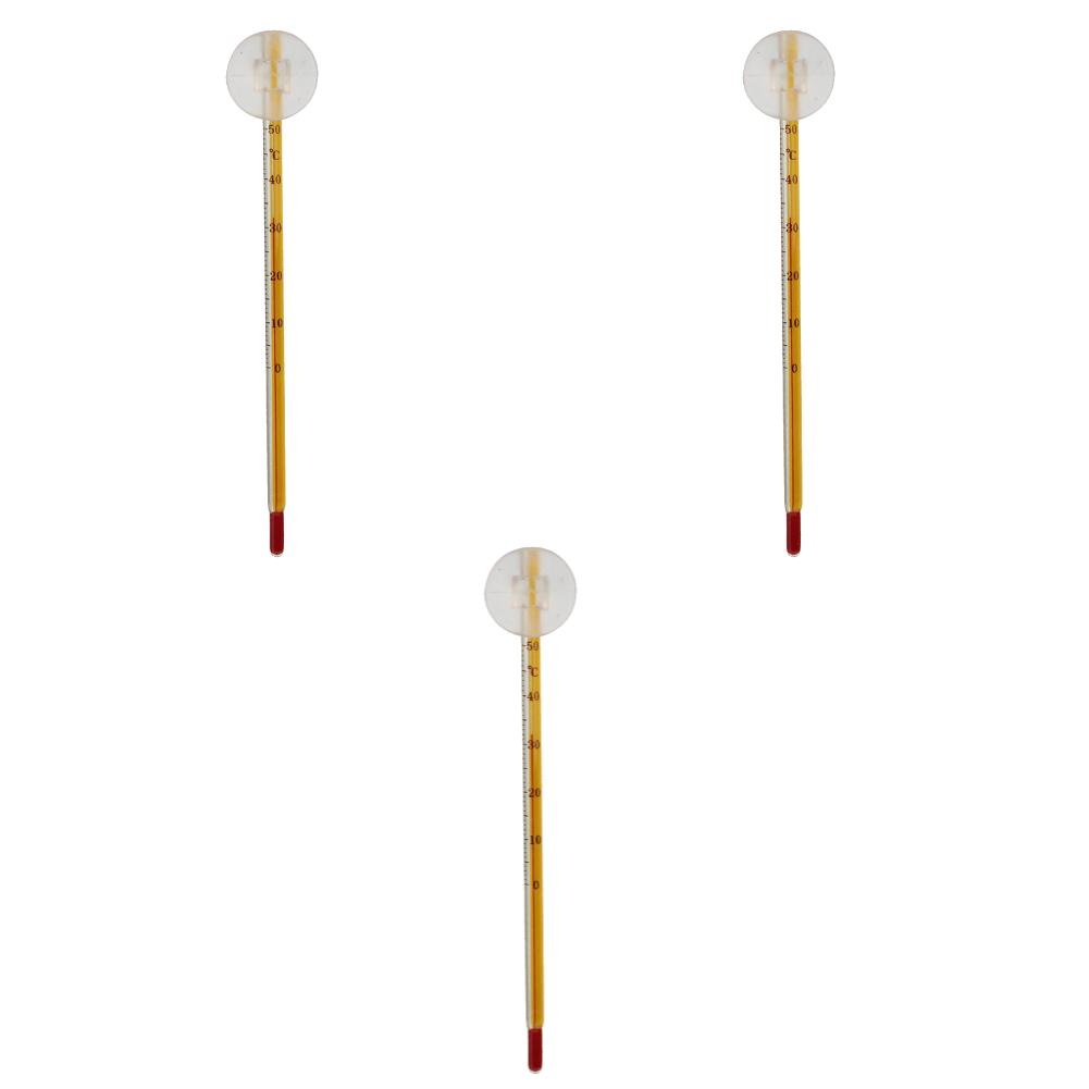 Aquarium Thermometer with Suction Cup Turtle Fish Tank Glass Water Anti Dropping Temperature Meter Household Accessories