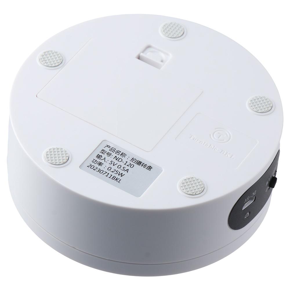 

Белый моторизованный вращающийся держатель, вращающийся проигрыватель, подставка для домашнего декора, аксессуары