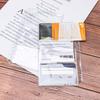 Mogoostry 12pcs A6 Binder Pockets for Budgeting Double-Sided 3 Pocket Clear Page Sleeves Side Loading PVC Sheet Protector