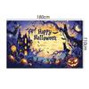Halloween Decoration Backdrop Banner Party Outdoor Background Bat Pumpkin Horror Curtain Home Decor Photography Prop