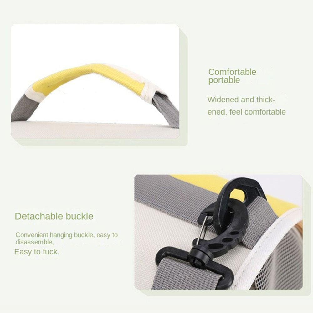 Lightweight Cat Carrier Bag Comfortable Pet Crossbody Bag Visible Cat Tote Bag Outdoor