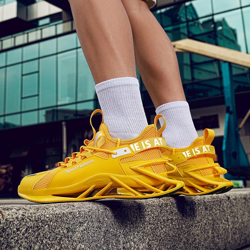 Herren Atmungsaktive Freizeit-Sneaker Luxusmode Laufschuhe Unisex Bequemes Tragen Tenis Rennschuhe