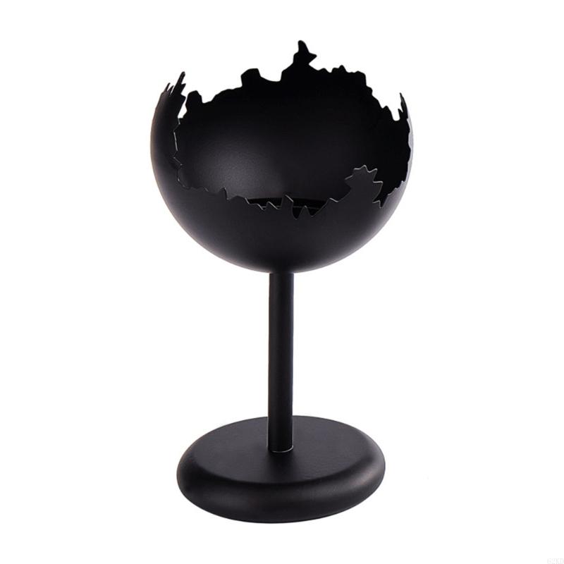 

62KD Свадебный держатель для центральных элементов стола Подставка Романтика Металл Разбитая яичная скорлупа Подсвечники Домашний декор small чёрный
