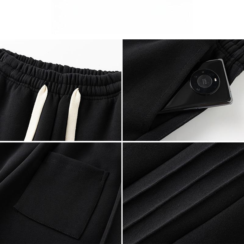 Men's Autumn Casual Fashion Loose Drape Sweatpants Straight-leg Wide-leg Sports Trousers