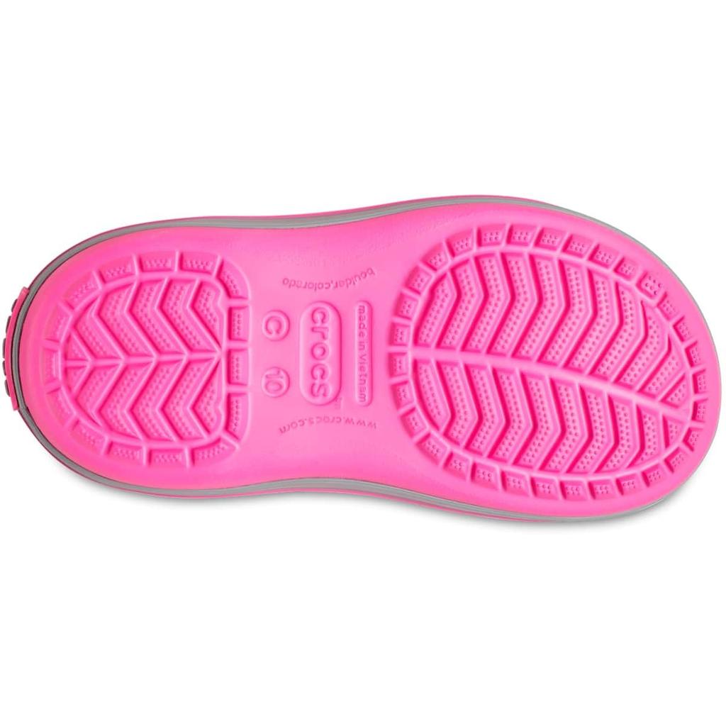 Crocs Winter Puff Electric 15cm Boots, Kids, Pink/Light Gray,