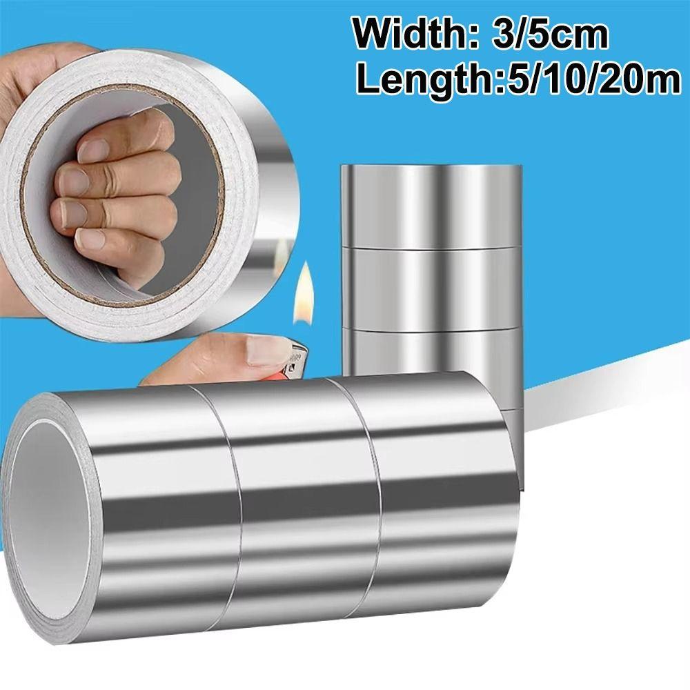 30/50mm Aluminiumfolienband Selbstklebend Anti-Schimmelband Neues Auslaufsicheres Band Arbeitsplatten Küche