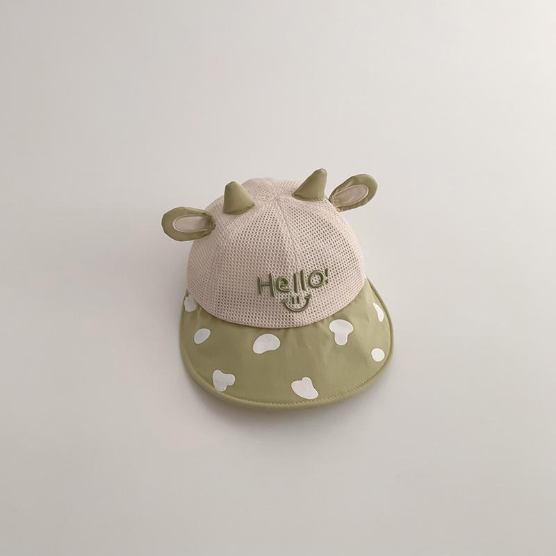 Baby Hat Summer Breathable Mesh Large Brim Sun Protection Sun Hat Cute Super Cute Boy and Girl Sun Hat