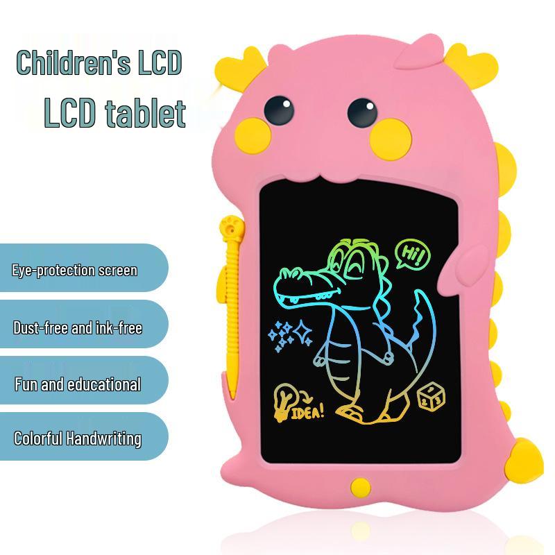 Dinosaur-Themed LCD Writing Tablet with One-Key Erase Feature