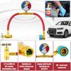R1234yf U-shaped Car Refrigerant Charging Hose Adapter Connector Repar With Fast Car Gauge Tool Pressure Simple Ac J2a1