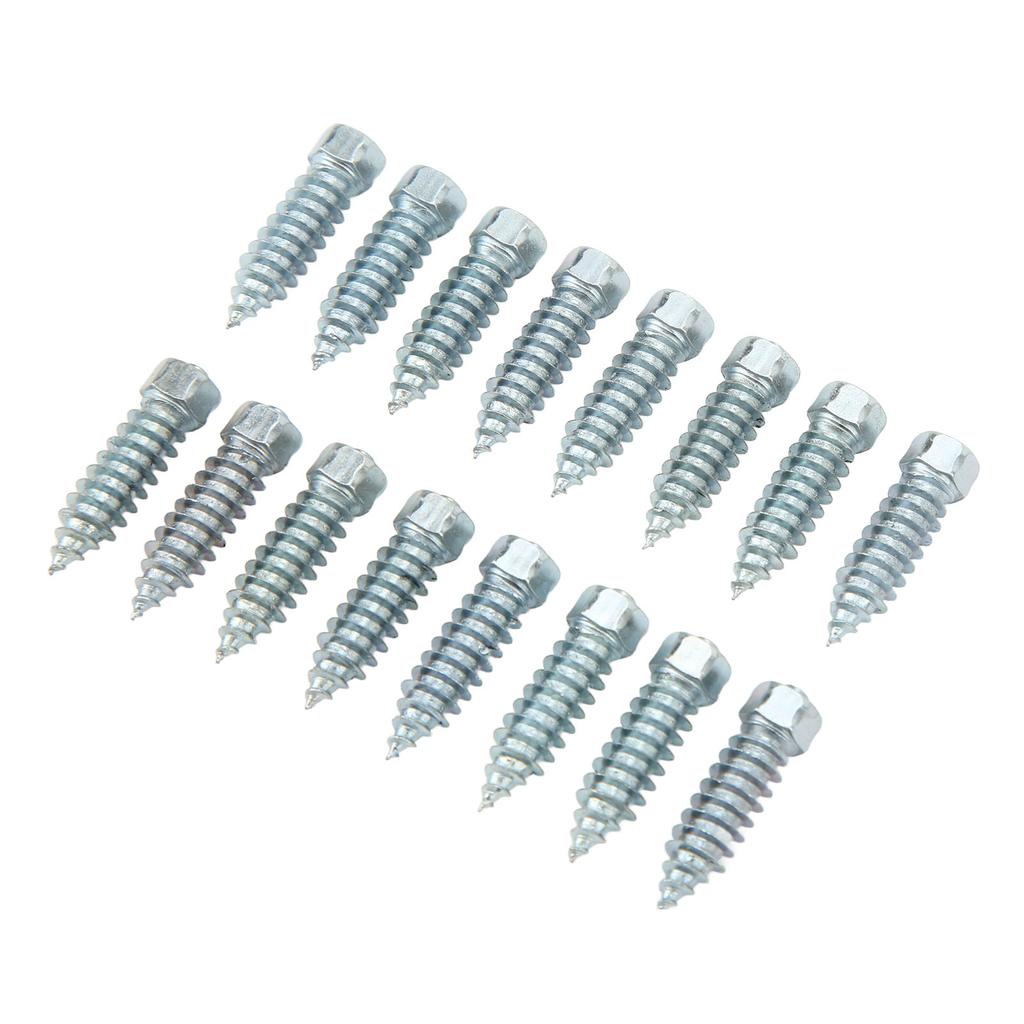 100pcs Tire Spikes M8 Excellent Grip Anti Slip Wheel Tire Stud Universal for Loader Skid Steer Forklift