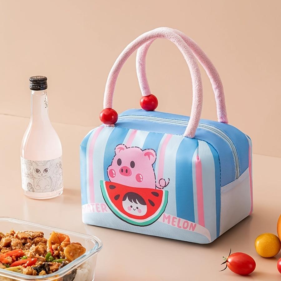 Веселая фруктовая сумка для ланча Утолщенная Большая вместимость Сумка для рисового контейнера Портативный Термоизоляционный Ланч-пакет Милый Ручной Пакет со льдом 929₽