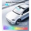 Wigoo 2025 Tesla New Model Y Accessories Windshield Sunshade [OEM Design, 100% Sun Blockage] Foldable Heat Ulation Sunshade With Storage Bag, For