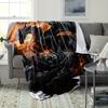 Vintage Dragon Print Fleece Throw BlanketHypoallergenicTear-ResistantAll-Season Knit Polyester Perfect Gift for Family & Friends