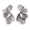 Gold Color Plated Ginkgo Leaves Earring Exaggerated Petal Pendant Earrings  Party Ear Accessories