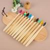 10pcs Reusable Bamboo Toothbrushes Natural Adults Oral Care for Home Travel Hotel