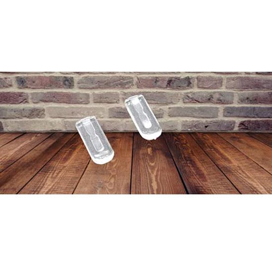 RSINC 1 Paar Silikon-Nasenpolster Anti-Rutsch Aufklebbar Druckpassend Einschieben Nasenpolster Randloses Gestell Ovales Nasenpolster 1 Paar mit Reinigungstuch