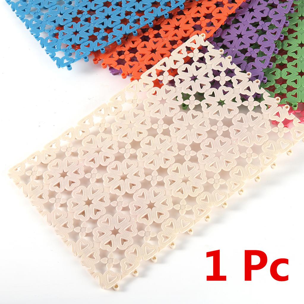 Pet Cage Mat Plastic Matting for Hamster Small Animal Cat Dog Cage Multifunctional Bathroom Non-slip Mat 30x20cm 1Pc