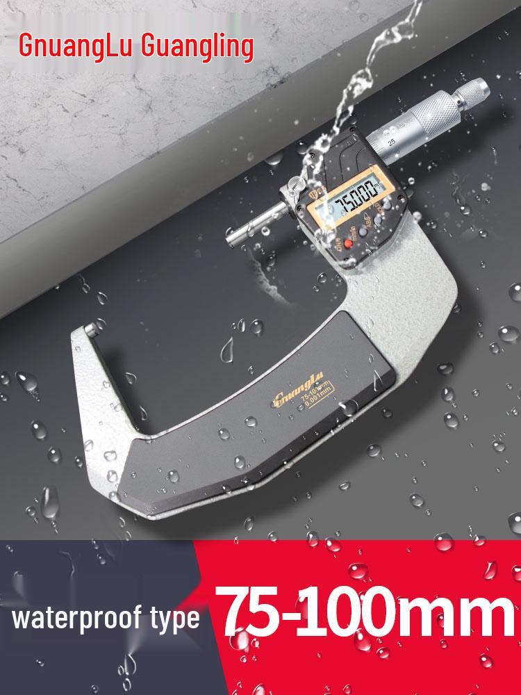Guanglu Digital High-Precision Waterproof Micrometer with Display