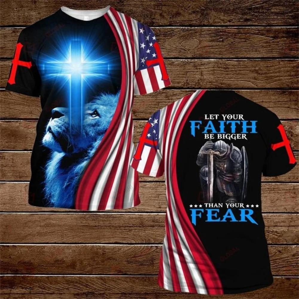 

Summer Men T-Shirt Fashion Jesus God Religion Graphics Christ 3D Printed T Shirts Hip Hop Short Sleeve Streetwear Women T Shirt 160 (13T-14T)