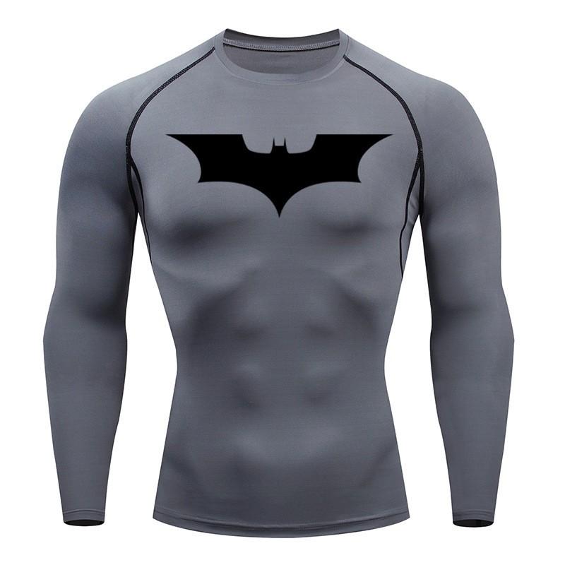 Men Autumn Short Sleeve Compression T-shirt Men Fitness Tight Long Sleeve Sport T Shirt