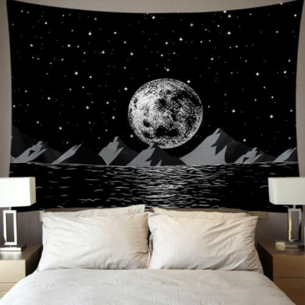 Indian Mandala Tapestry Sun Tarot Tapestry Moon Tapestry Psychedelic Carpet Witchcraft Tapestry