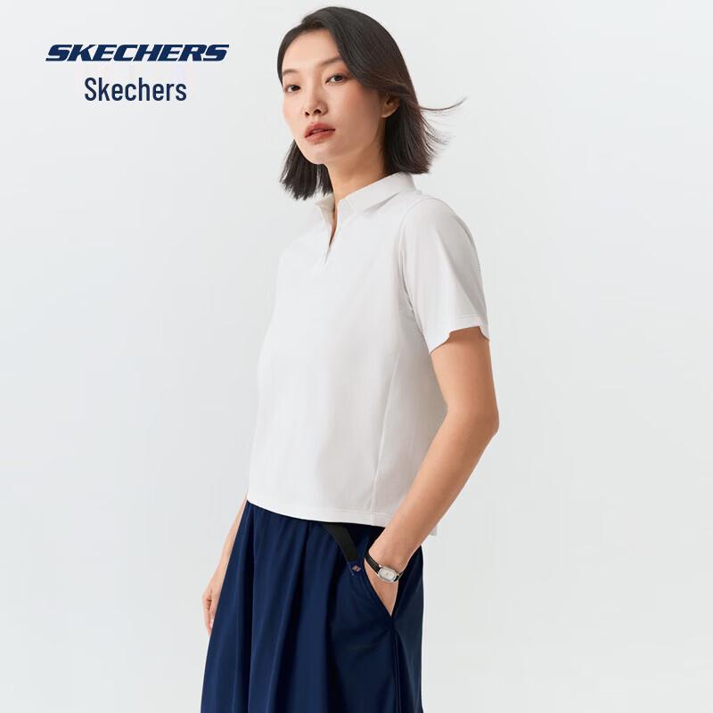 Skechers Women s Knit Short-Sleeve Polo Shirt P226W009 L
