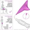 Portable Female Urination Device Reusable Silicone Female Urinal Urine Cup for Women Standing Pee for Outdoor Activities Camping