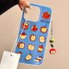 Ins Funny Graffiti Apple Suitable for Iphone15 Couples 16ProMax Mobile Phone Case 13 Apple 14P Pendant