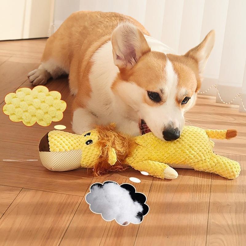 Funny Simulated Animal Dog Toys for Small Large Dogs with Squeakers Durable Plush Squeaky Dog Chew Toy Pet Products