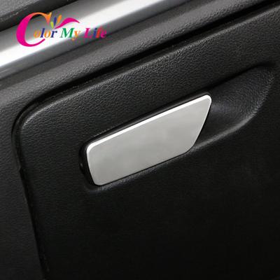 Co-Pilot Handschuhfach Aufbewahrungsbox Griff Zierleiste für A3 8V 2013- LHD Zubehör Innenraum Edelstahl Dekoration Auto