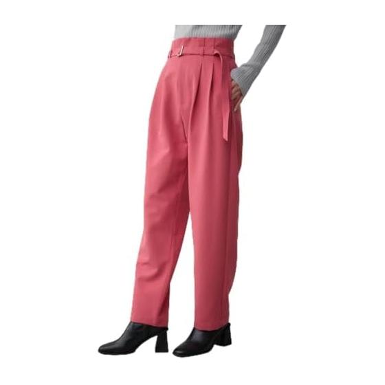 [AZUL by moussy] Belt tuck tapered pants women s 250ISB31-114C
