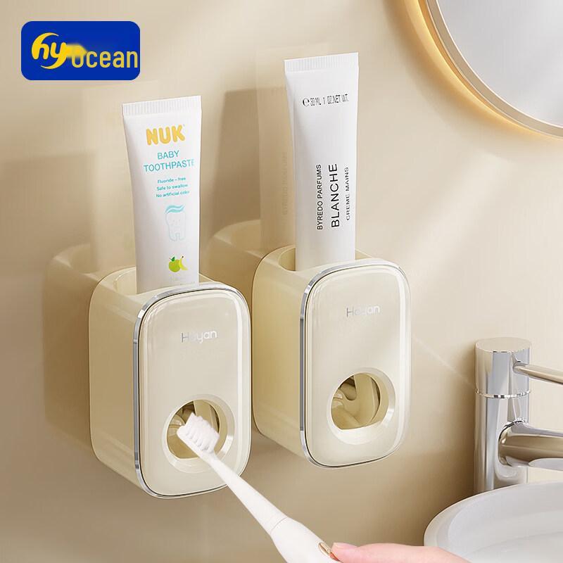 HAYAN HY Automatic Toothpaste Dispenser & Toothbrush Holder